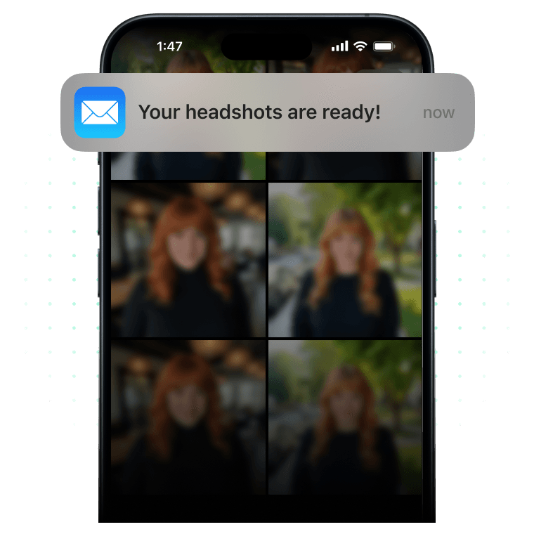 Digital timer counting down to generated headshots