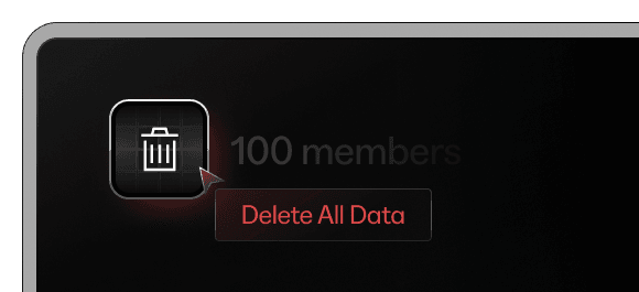 Delete what you want, or we will do it for you.